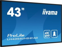 IIYAMA Monitor 43 cale LH4354UHS-B1AG 24/7, IPS, ANDROID.11, 4K, SDM, 2x10W