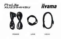 IIYAMA Monitor ProLite XU2293HSU-B6 21.5 cala  IPS,100Hz,FHD,1ms,HDMI,DP,2xUSB,2x2W, FreeSync
