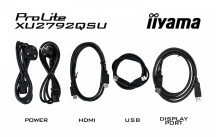 IIYAMA Monitor 27 cali ProLite XU2792QSU-B6 IPS,QHD,100Hz,HDMI,DP,4xUSB3.2,SLIM