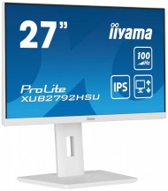 IIYAMA Monitor 27 cali ProLite XUB2792HSU-W6 IPS,HDMI,DP,100Hz,SLIM,4xUSB3.2,PIVOT,  HAS(150mm),2x2W