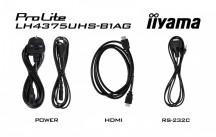IIYAMA Monitor 42.5 cala ProLite LH4375UHS-B1AG,24/7,IPS,ANDROID 11