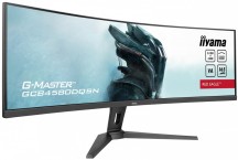 IIYAMA Monitor 45 cali G-Master GCB4580DQSN-B1, VA,DQHD,165HZ,USB-C-DOCK,RJ45,32:9,  1500R,450cd/m2,3000:1,0.8ms,3xUSB,2xHDMI,1xDP,2x3W,PowerDelivery-