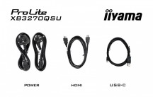 IIYAMA Monitor 32 cale XB3270QSU-B1 IPS,WQHD,HDMI,DP,100Hz,250cd,3ms,2x2W,  3xUSB(3.2),FlickerFree,VESA,HAS(150mm)