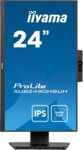 IIYAMA Monitor 24 cale XUB2490HSUH-B1 IPS,FHD,CAM,MIC,HDMI,DP,3xUSB(3.2),  100Hz,250cd,4ms,ADAPTIVE SYNC,FlickerFree,2x2W,WINDOWS HELLO