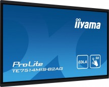 IIYAMA Monitor interaktywny 75 cali TE7514MIS-B2, INFRARED,50pkt,VA,4K,7H,WiFi,MIC,USB ANDROID 13, Google EDLA