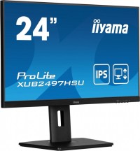 IIYAMA Monitor 24 cale XUB2497HSU-B2 IPS, HDMI, DP, 2x2W, 2xUSB, Pivot, HAS(150mm)