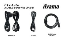 IIYAMA Monitor 25 cali XUB2595WSU-B5 IPS.PIVOT.16:10.USB.DP.HDMI.VGA.2x2W.  300(cd/m2).HAS(150mm)