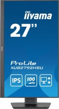 IIYAMA Monitor ProLite XUB2792HSU-B6 27 cali IPS,HDMI,DP,100Hz,SLIM,4xUSB3.2,PIVOT,  HAS(150mm),2x2W