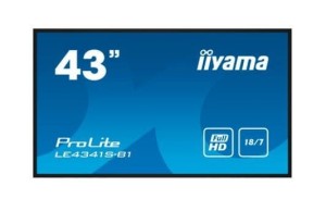 IIYAMA Monitor wielkoformatowy 43 cale LE4341S-B1 IPS,FHD,18/7,LAN,HDMI