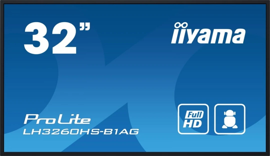 IIYAMA Monitor wielkoformatowy 31.5 cala LH3260HS-B1AG matowy 24h/7  500(cd/m2) VA 1920 x 1080 FHD Android.11 Wifi CMS(iiSignage2)