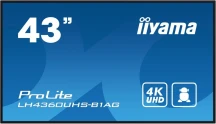 IIYAMA Monitor wielkoformatowy 43 cale LH4360UHS-B1AG matowy 24h/7 500(cd/m2) VA 3840 x 2160 UHD(4K) Android.11 Wifi CMS(iiSignage2)
