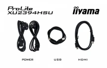 IIYAMA Monitor ProLite XU2293HSU-B6 21.5 cala  IPS,100Hz,FHD,1ms,HDMI,DP,2xUSB,2x2W, FreeSync