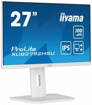 IIYAMA Monitor 27 cali ProLite XUB2792HSU-W6 IPS,HDMI,DP,100Hz,SLIM,4xUSB3.2,PIVOT,  HAS(150mm),2x2W