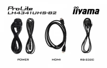 IIYAMA Monitor ProLite LH4341UHS-B2 42.5 cala 24/7,500cd,4K,IPS,3xHDMI