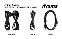 IIYAMA Monitor interaktywny 55 cali TE5512MIS-B3AG INFRARED,40pkt,IPS,4K,7H,WiFi,VGA,HDMI, USB-c,Wifi,Bluetooth,metal,8ms