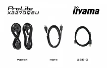 IIYAMA Monitor 32 cale X3270QSU-B1 IPS,WQHD,HDMI,DP,100Hz,250cd,3ms,2x2W,   3xUSB(3.2),FlickerFree,VESA