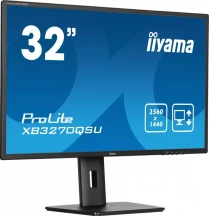 IIYAMA Monitor 32 cale XB3270QSU-B1 IPS,WQHD,HDMI,DP,100Hz,250cd,3ms,2x2W,  3xUSB(3.2),FlickerFree,VESA,HAS(150mm)