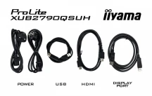 IIYAMA Monitor 27 cali XUB2790QSUH-B1 IPS,QHD,CAM,MIC,HDMI,DP,3xUSB(3.2),  100Hz,ADAPTIVE SYNC,FlickerFree,2x2W,WINDOWS HELLO