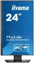 IIYAMA Monitor 24 cale XUB2492HSC-B5 IPS,USB-C,HDMI,DP,USB3.0,HAS(150mm)