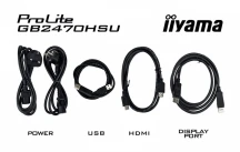 IIYAMA Monitor 24 cale GB2470HSU-B6 0.2ms,IPS,DP,HDMI,180Hz