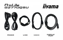 IIYAMA Monitor 27 cali G2770Q 0.2ms, IPS, DP, HDMI, 180Hz