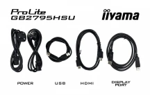 IIYAMA Monitor 27 cali GB2795HSU-B1 0.2ms, VA, DP, HDMI, 280Hz