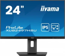 IIYAMA Monitor 24 cale XUB2497HSU-B2 IPS, HDMI, DP, 2x2W, 2xUSB, Pivot, HAS(150mm)