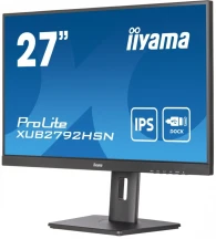IIYAMA Monitor 27 cali XUB2792HSN-B5 IPS,FHD,HDMI,DP,USB-c Dock,HAS(150mm)