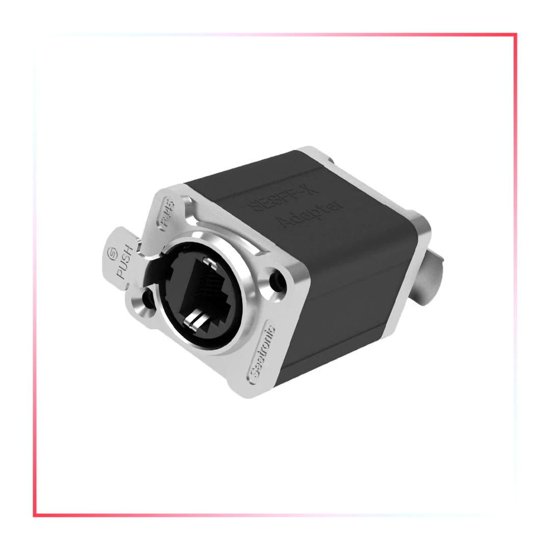 Adapter sieciowy etherCON RJ45 Seetronic Beczka SE8FF-X 1.jpg