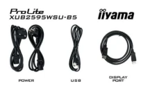 IIYAMA Monitor 25 cali XUB2595WSU-B5 IPS.PIVOT.16:10.USB.DP.HDMI.VGA.2x2W.  300(cd/m2).HAS(150mm)