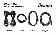 IIYAMA Monitor 27 cali G2755HSU-B1 VA,FHD,100Hz,1ms,HDMI,DP,2xUSB,2x2W