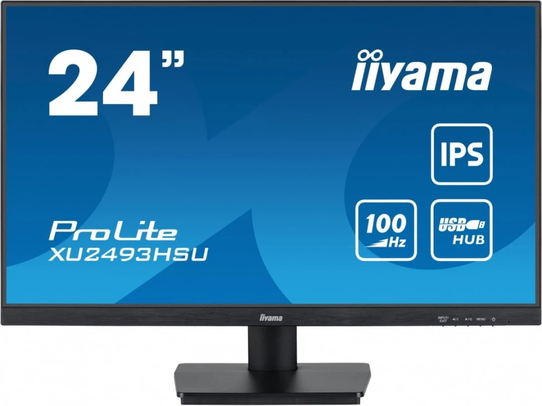 IIYAMA Monitor 23.8 cala  XU2493HSU-B6 IPS.HDMI.DP.2x2W.USBx2.FHD.SLIM.100Hz