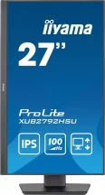 IIYAMA Monitor ProLite XUB2792HSU-B6 27 cali IPS,HDMI,DP,100Hz,SLIM,4xUSB3.2,PIVOT,  HAS(150mm),2x2W